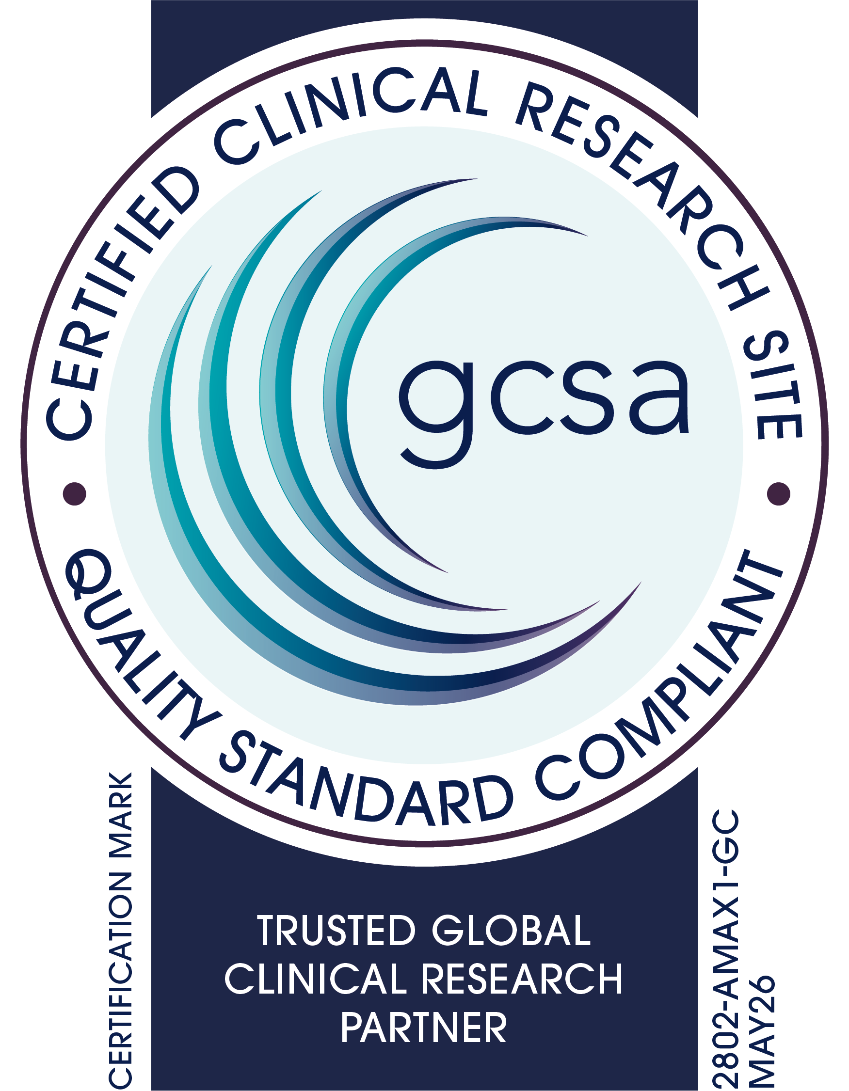 IAOCR GCSA Certified Clinical Research Site — Trusted Global Clinical Research Partner — Amavita Research Services LLC